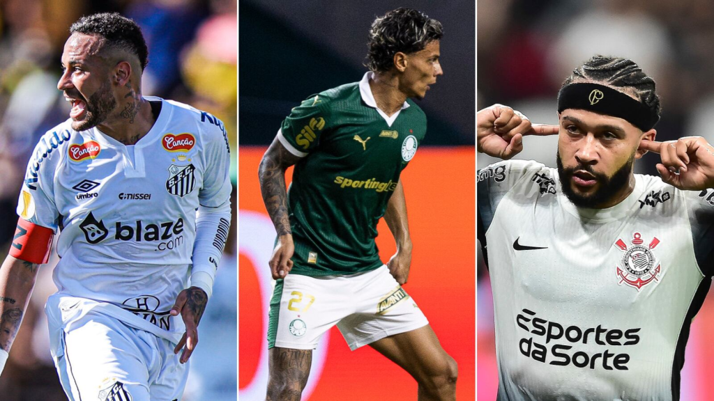 Do moicano do Ney às tranças de Depay: veja os sete penteados mais estilosos do&nbsp;Paulistão